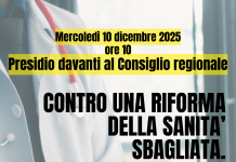 Riforma sanità in Liguria: il 10 dicembre presidio di protesta davanti al Consiglio Regionale