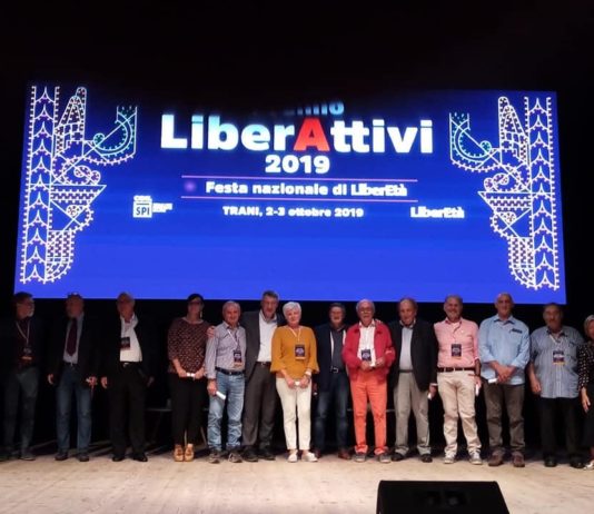 Festa nazionale di LiberEtà: premiati a Trani anche i nostri diffusori
