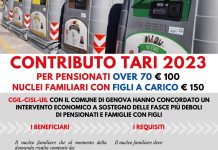 Cgil, Cisl e Uil: “Tari, accordo tra Cgil Cisl Uil e il Comune di Genova per aiutare le fasce più deboli”