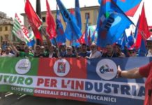 Sciopero metalmeccanici 5 novembre