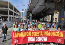 Selesta Ingegneria Gruppo Zucchetti: oggi sciopero con manifestazione a Genova Selesta Ingegneria Gruppo Zucchetti oggi sciopero con manifestazione a Genova