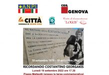 Genova ricorda Kostas Georgakis