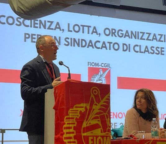 Stefano Bonazzi è stato confermato oggi Segretario Generale Fiom Cgil Genova