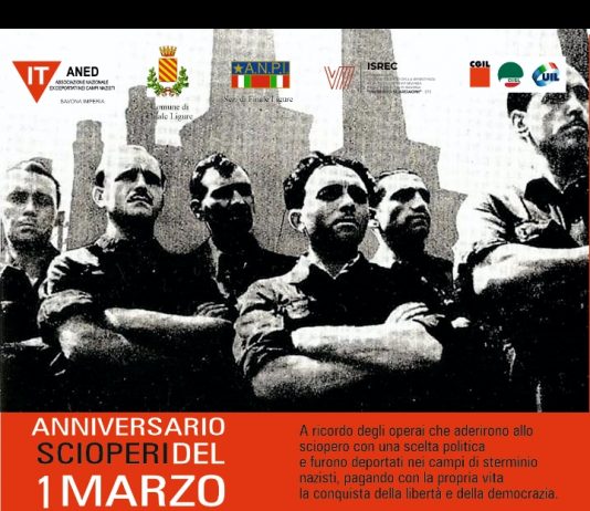 Savona, celebrazioni per l’anniversario degli scioperi del 1943/1944