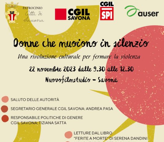 22 novembre 2023: Donne che muoiono in silenzio locandina