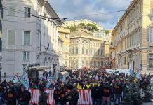 corteo ansaldo