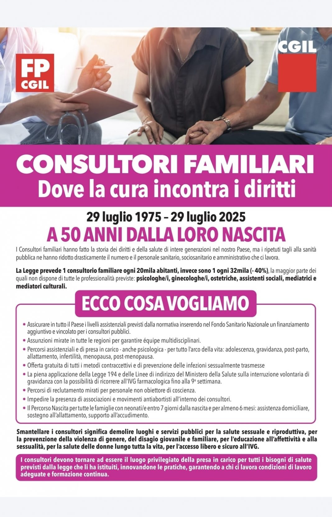 50 anni consultori