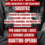 Socotec licenzia quattro lavoratori edili: Fillea Cgil “L’Azienda vuole risparmiare sul costo del lavoro. Chiediamo la reintegra immediata”