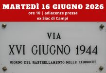 Martedì 16 giugno ore 10 a Campi Cgil, Anpi e Associazione 16 Giugno 44 ricordano la deportazione operaia