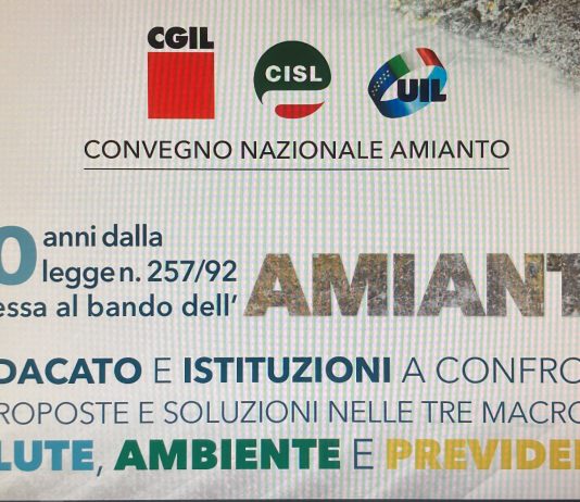 28 aprile : convegno nazionale sull’amianto