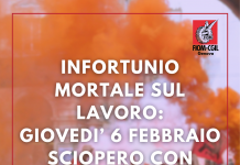 Infortunio mortale sul lavoro: giovedì 6 febbraio sciopero con presidio dei metalmeccanici delle riparazioni navali del Porto di Genova