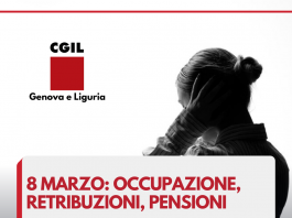 8 marzo: Cgil Genova e Liguria “donne penalizzate in tutto l’arco della vita lavorativa”