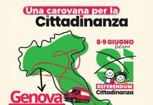 “Una Carovana per la Cittadinanza”: sabato 5 aprile tappa a Genova in vista dei referendum dell’8 e 9 giugno