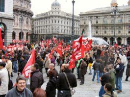 Sciopero: Miceli, Cgil, “È un diritto costituzionale e di legge”. manifestazione deferrari