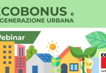 Un nuovo modello di sviluppo inclusivo e sostenibile: martedì 19 il primo webinar “ecobonus e rigenerazione urbana”