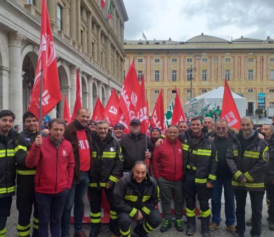 edili e vigili del fuoco
