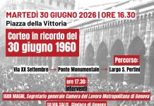 30 giugno 1960 – 30 giugno 2026: il ricordo di Cgil e Anpi
