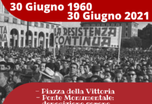 LA RESISTENZA CONTINUA.. MERCOLEDI’ 30 GIUGNO 2021 ORE 16.30 GENOVA – PIAZZA DELLA VITTORIA