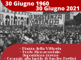 LA RESISTENZA CONTINUA.. MERCOLEDI’ 30 GIUGNO 2021 ORE 16.30 GENOVA – PIAZZA DELLA VITTORIA
