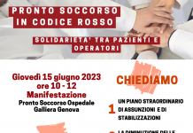 Pronto soccorso in codice rosso: giovedì 15 giugno 2023 manifestazione della Cgil