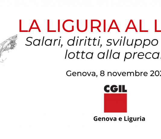 locandina liguria lavoro