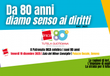 Venerdì 19 dicembre ore 9 Palazzo Ducale Genova convegno “Il Patronato Inca Cgil celebra i suoi 80 anni”