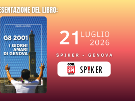 Presentazione del libro “G8 2001, i giorni amari di Genova” – Martedì 21 luglio ore 17 – Spiker Vico Semino 11 – Genova