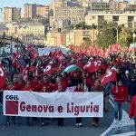 In diecimila a Genova per la manifestazione regionale per lo sciopero generale Cgil contro la legge di bilancio