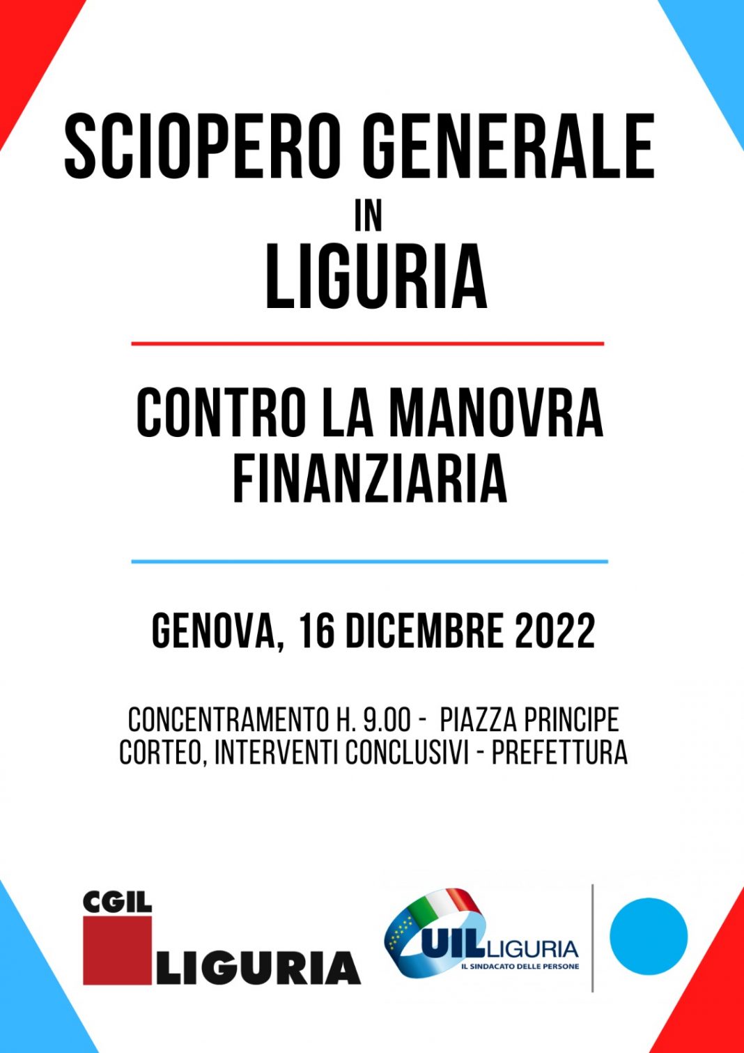 sciopero generale liguria