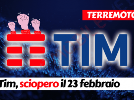 TIM: 23 febbraio sciopero nazionale