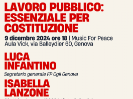 “Lavoro pubblico: essenziale per Costituzione”: incontro al Che Festival lunedì 6 dicembre alle ore 18