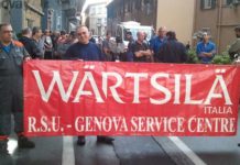Sciopero Wartsila Porto di Genova wartsila